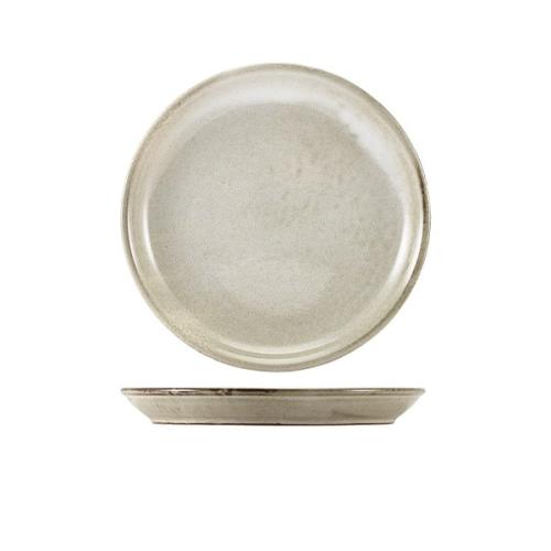 Terra Porcelain Smoke Grey Coupe Plate 19cm