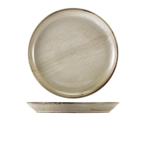 Terra Porcelain Smoke Grey Coupe Plate 27.5cm