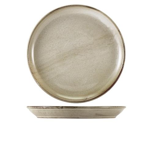 Terra Porcelain Smoke Grey Coupe Plate 30.5cm
