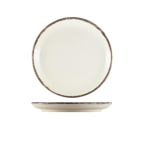 Terra Stoneware Sereno Grey Coupe Plate 19cm