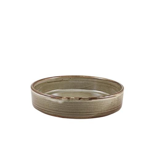 Terra Porcelain Smoke Grey Presentation Bowl 18cm