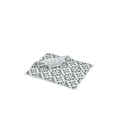 GenWare Greaseproof Paper Black Mosaic 20 x 25cm