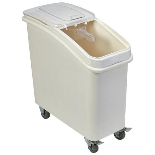 Polypropylene Mobile Ingredient Bin with Scoop 81 Litre