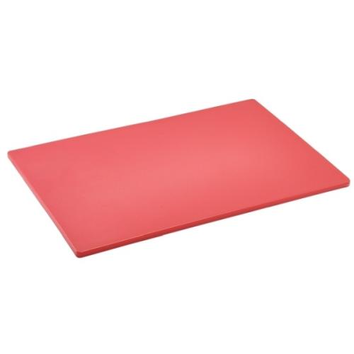 GenWare Red Low Density Chopping Board 18 x 12 x 0.5"