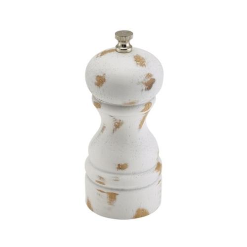 White Wash Salt/Pepper Grinder 13cm