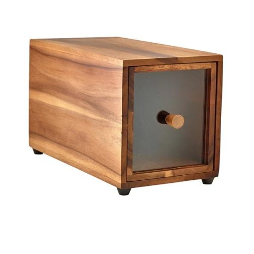 GenWare Acacia Wood Bread Box GN 1/3