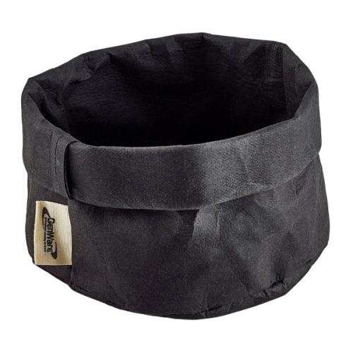 Black Washable Paper Bag 13 Dia x 10cm (H)