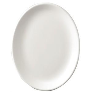 White Oval Plate/Platter 13 Â½" (Box 12)