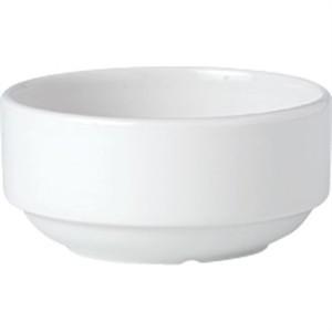 Steelite Simplicity White Stacking Soup Cups 285ml (Box 36)
