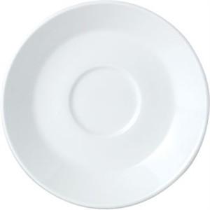 Steelite Simplicity White Slimline Saucers 150mm (Box 36)