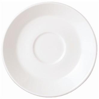 Steelite Simplicity White Small Saucer Double Well - 117mm 4.6" (Box 12)