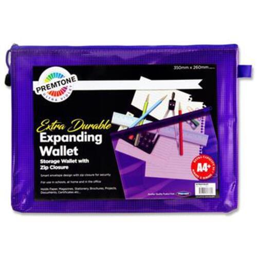 Premtone A4+ Extra Durable Mesh Wallet - Ultraviolet