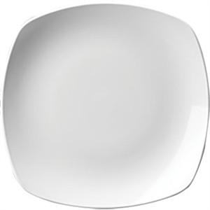 White Square Plate - 215mm 8 1/2 (Box 24)