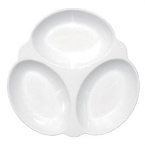 Olympia Vegetable Dishes 3 Section 250mm (Box 6)