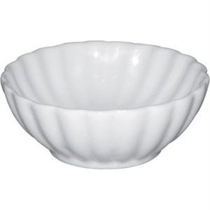 Olympia Miniature Ribbed White - 81mm 3 1/4 (Box 12)