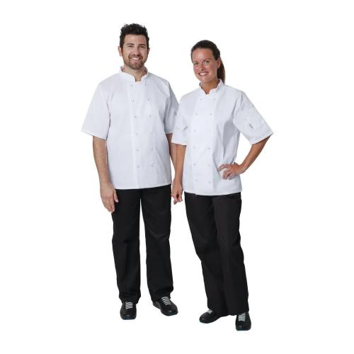 Whites Vegas Unisex Chefs Jacket Short Sleeve