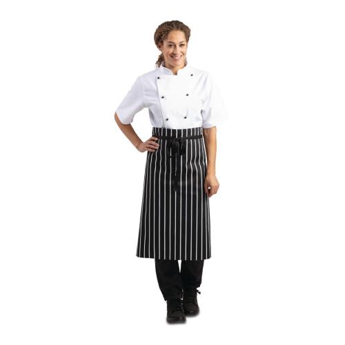 Butchers Black & White Stripe Apron