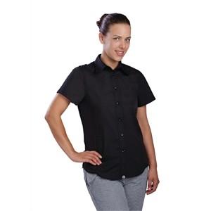 Chef Works Ladies Cool Vent Chefs Shirt Black