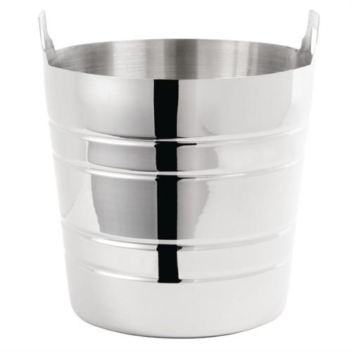 Polished Stainless Steel Wine And Champagne Bucket