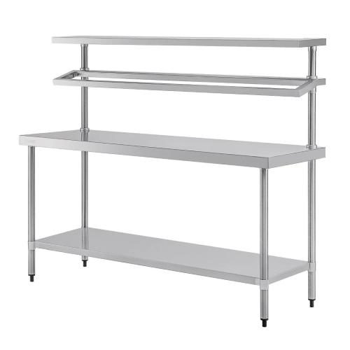 Vogue Stainless Steel Prep Station with Gantry Large 1800x600mm