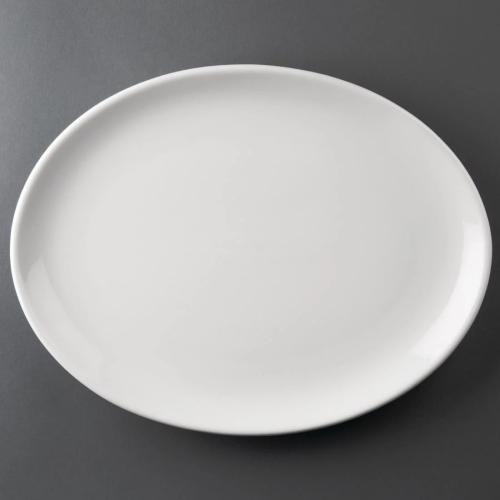 Olympia Athena Oval Coupe Plates 305 x 241mm (Pack of 6)