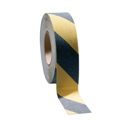 Grip Foot Hazard Black/Yellow Tape - 50mm x 18.3m
