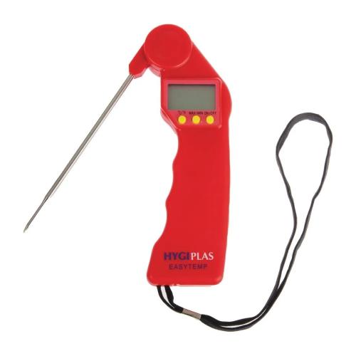 Hygiplas Easytemp Colour Coded Red Thermometer