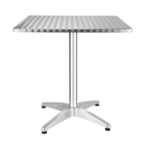 Bolero Bistro Table Square St/St - 70cm
