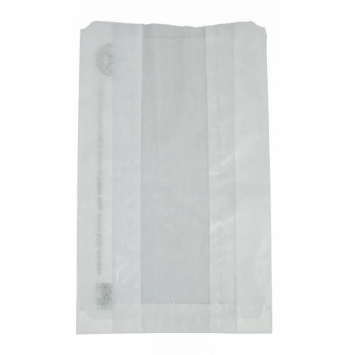 Compostable Glassine Hot Food Bags With NatureFlex Window Large (Pack of 500)