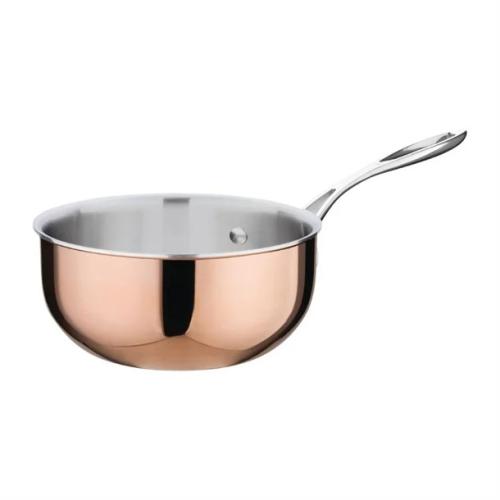 Vogue Copper Tri-Wall Flared SautÃ© Pan 20cm