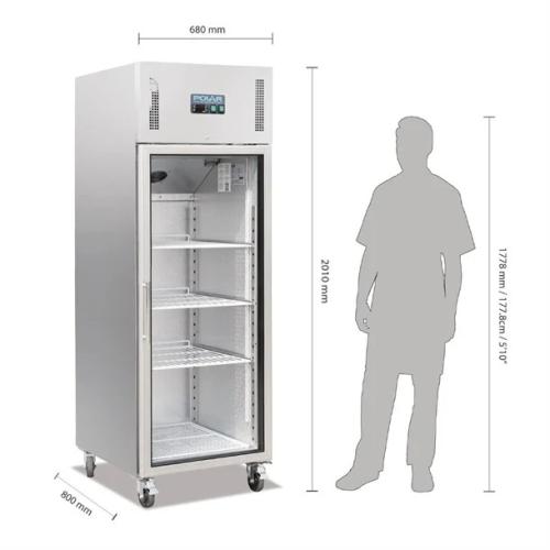 Polar GSeries Upright Gastro Display Fridge 600Ltr
