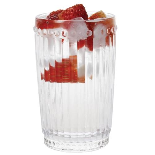 Olympia Baroque Tumbler Clear 395ml 14oz Box 6