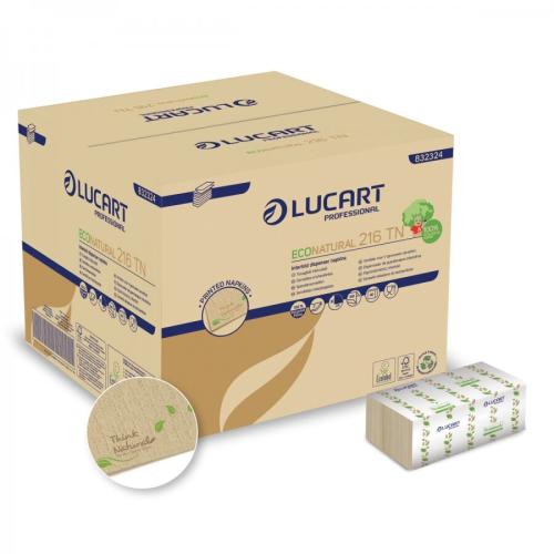 Lucart EcoNatural Interfold Dispenser Napkins
