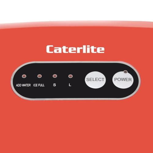 Caterlite Manual Fill Ice Maker Red
