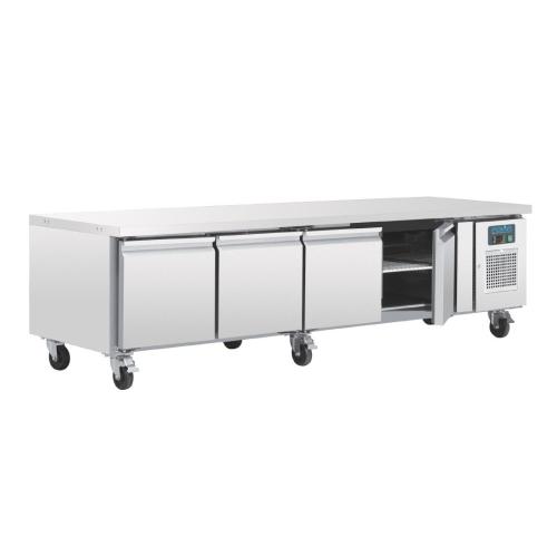 Polar U-Series Four Door Chef Base Counter Fridge