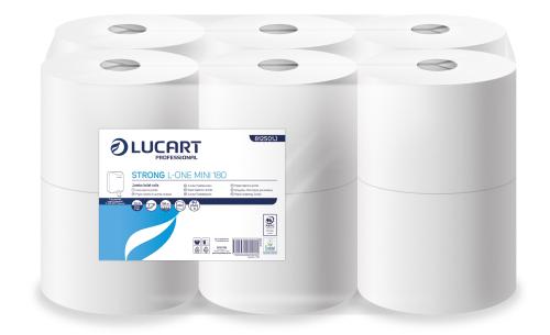 Lucart L-One Mini White Toilet Paper 180m(12 per case)