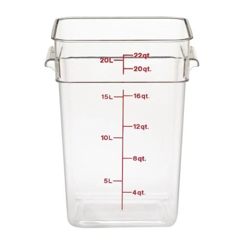 Cambro Polycarbonate Square Container 208Ltr
