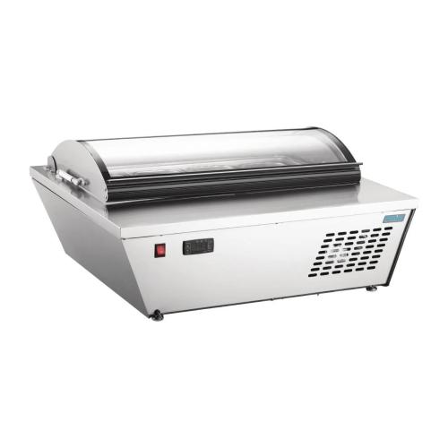 Polar GSeries Countertop Display Freezer Servery 4 x Napoli Pans