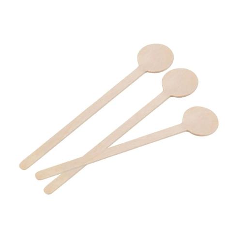 Compostable Wooden Cocktail Stirrers 100mm Pack of 100