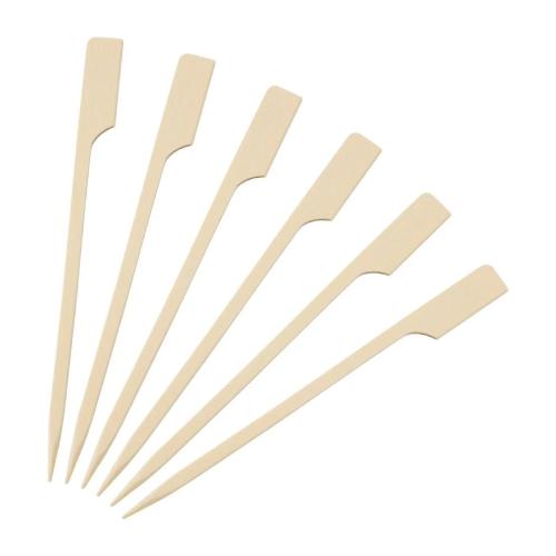Compostable Bamboo Paddle Skewers 120mm Pack of 100