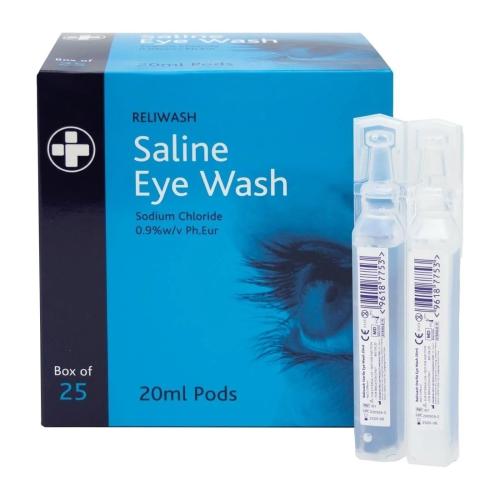 Eye Wash Pods 20ml Box 25