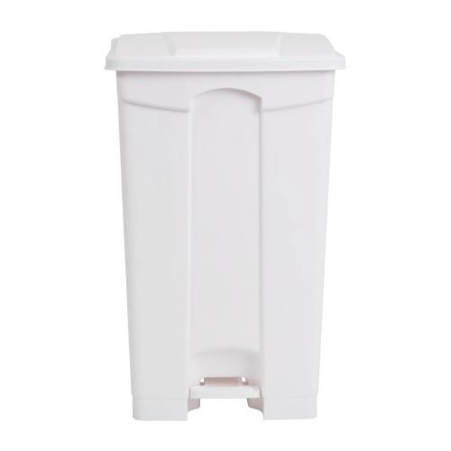 Jantex Kitchen Pedal Bin White 87Ltr
