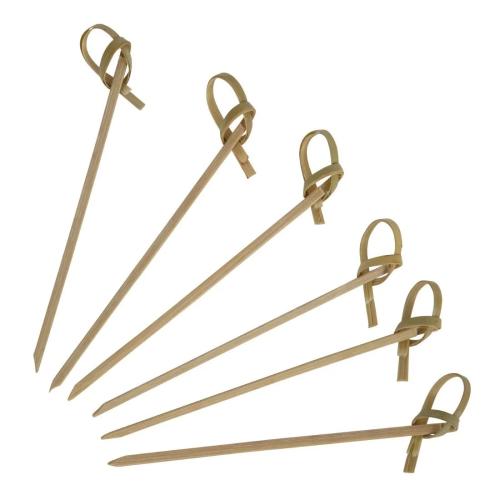 Compostable Bamboo Looped Skewers 90mm Pack of 100