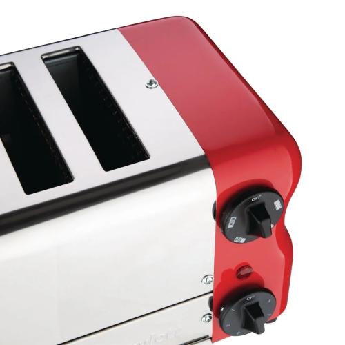 Rowlett Esprit 6 Slot Toaster Traffic Red