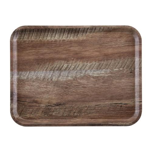 Cambro Madeira Laminate Canteen Tray Dark Oak 460mm