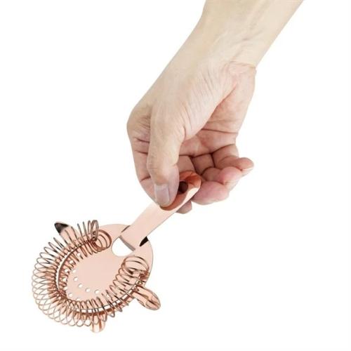 Olympia Copper Barware 4Pronged Strainer