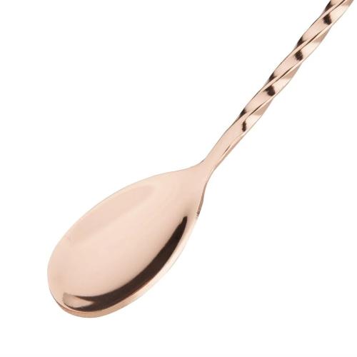 Olympia Cocktail Mixing Spoon Copper