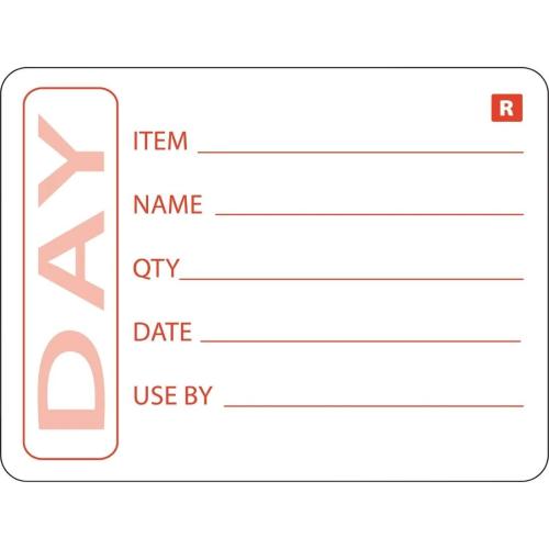 Removable Prepped Food Labels (Pack of 500)