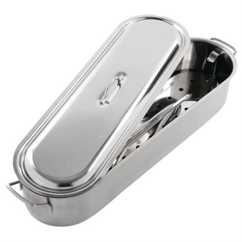 Kitchen Craft Stainless Steel Fish Kettle 23cm