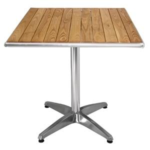 Bolero Bistro Table Square Ash - 70cm